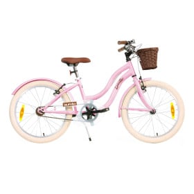 Bicicleta Infantil Retro Rosa Aurelia 20 Pulgadas 6-9 Años