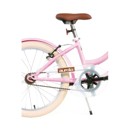 Bicicleta Infantil Retro Rosa Aurelia 20 Pulgadas 6-9 Años