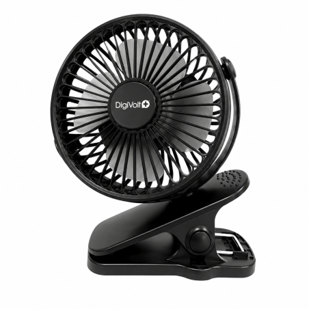 Ventilador Recargable Con Pinza 16 cm