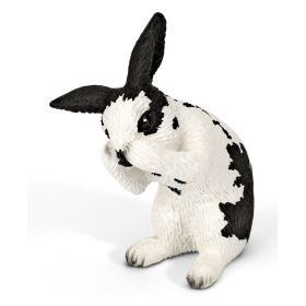 Schleich Conejo Blanco Y Negro De Schleich