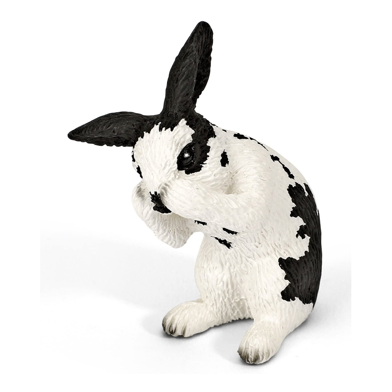 Schleich Conejo Blanco Y Negro De Schleich