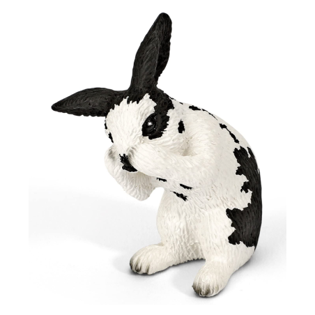 Schleich Conejo Blanco Y Negro De Schleich