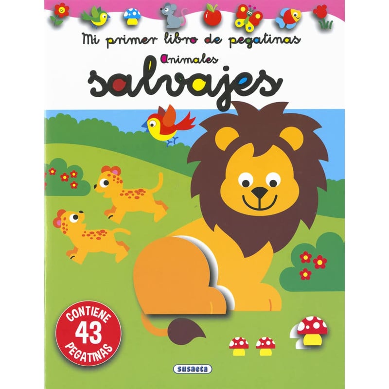 Mi Primer Libro De Pegatinas: Animales Salvajes De Susaeta