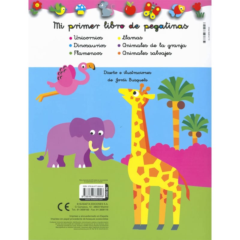 Mi Primer Libro De Pegatinas: Animales Salvajes