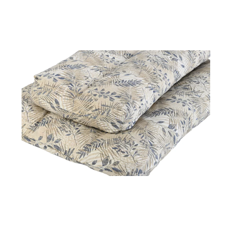 Cojín Suelo Set 2 Unidades Algodón 120x80x16 Ramas