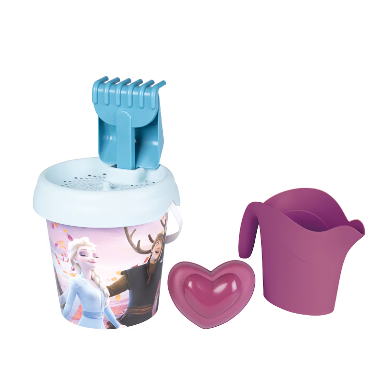 Mochila De Playa Frozen Con Cubo Y Accesorios