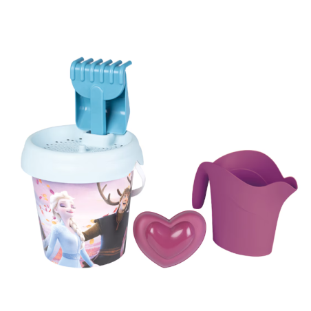 Mochila De Playa Frozen Con Cubo Y Accesorios