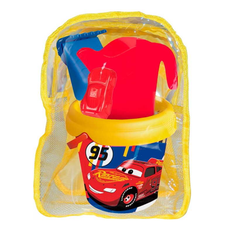 Mochila De Playa Cars Con Cubo Y Accesorios De Simba