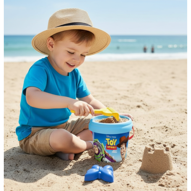 Mochila De Playa Toy Story Con Cubo Y Accesorios