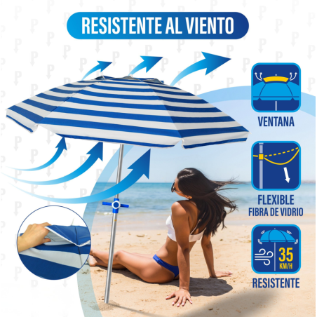 Sombrilla De Playa Altea 2 Metros