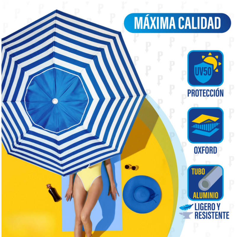 Sombrilla De Playa Altea 2 Metros