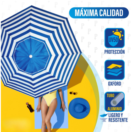 Sombrilla De Playa Altea 2 Metros