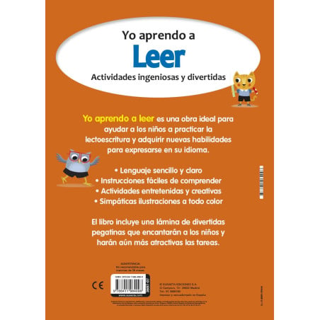 Leer 3-4 Años (Yo Aprendo)