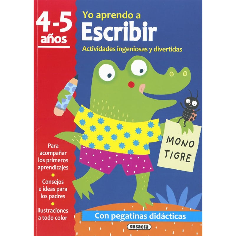 Escritura 4-5 Años (Yo Aprendo) De Susaeta