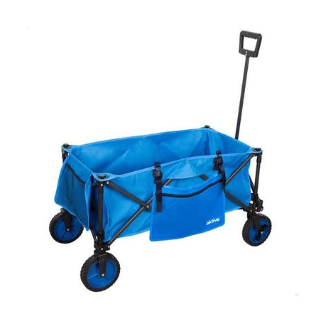 Carro Playa Plegable con Bolsillo 88x47x53 cm