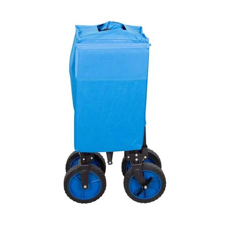Carro Playa Plegable con Bolsillo 88x47x53 cm