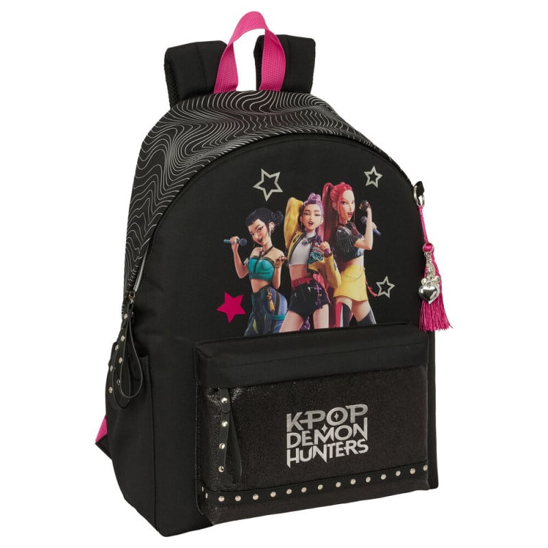 Mochila Escolar K-Pop Huntrix Energy 43 Cm De Safta