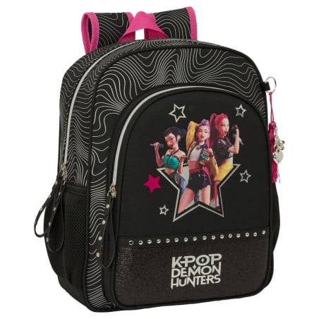 Mochila Escolar K-Pop Huntrix Energy 38 Cm De Safta