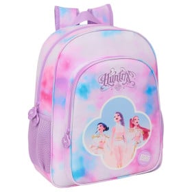 Mochila Escolar Doble K-Pop Huntrix Artist 38 Cm De Safta
