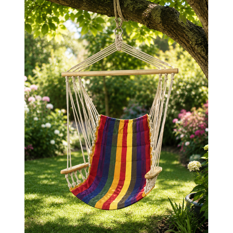 Sillón Balancín Rayas Multicolor Surtido