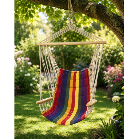 Sillón Balancín Rayas Multicolor Surtido