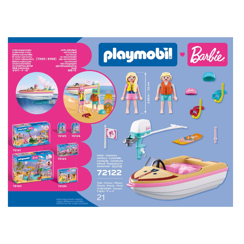 Playmobil X Barbie Barco De Aventuras 72122