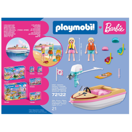 Playmobil X Barbie Barco De Aventuras 72122