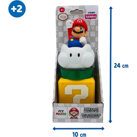 Super Mario Set Apila Y Vierte Agua