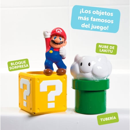 Super Mario Set Apila Y Vierte Agua