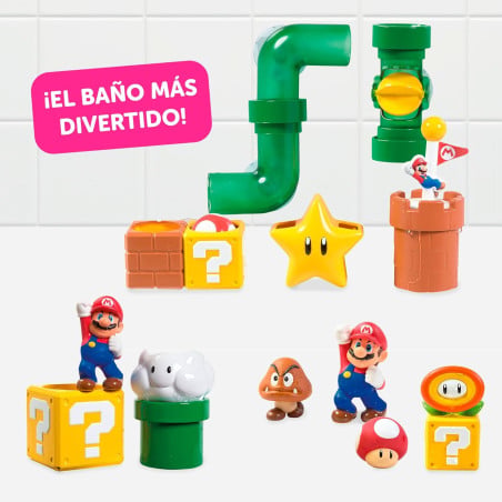 Super Mario Set Apila Y Vierte Agua