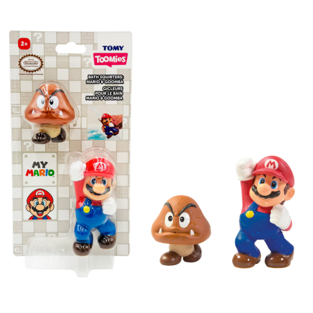 Super Mario Pack De Figuras Para El Baño Surtido De Bizak