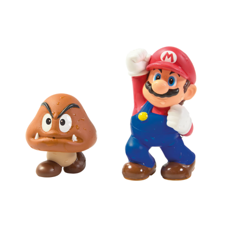 Super Mario Pack De Figuras Para El Baño Surtido