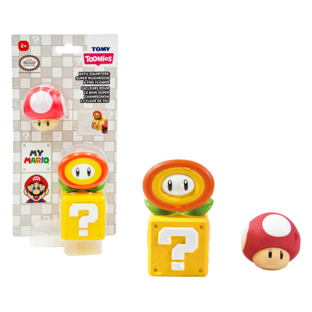 Super Mario Pack De Figuras Para El Baño Surtido