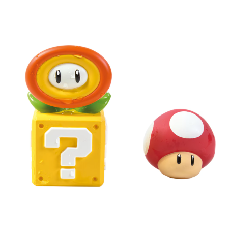 Super Mario Pack De Figuras Para El Baño Surtido