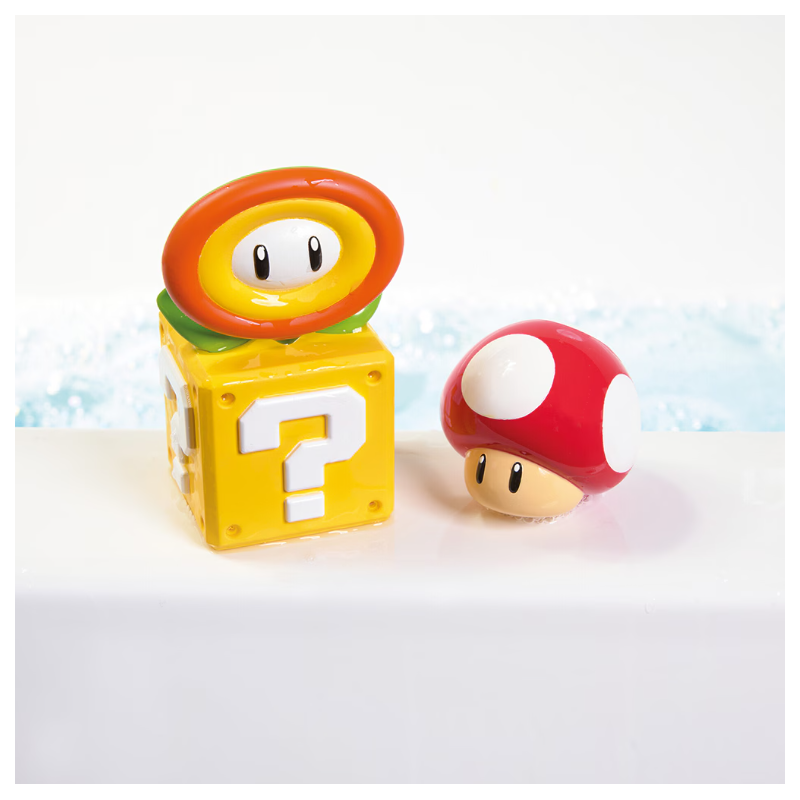 Super Mario Pack De Figuras Para El Baño Surtido