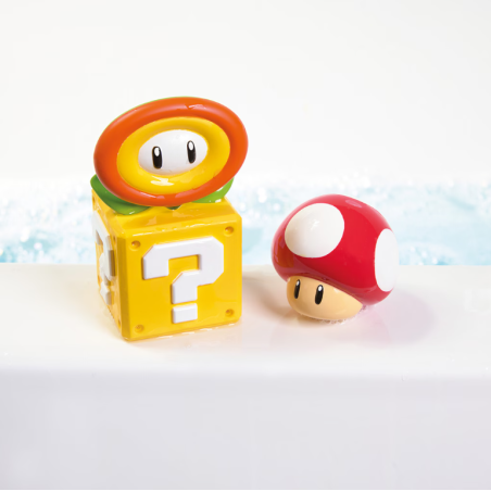 Super Mario Pack De Figuras Para El Baño Surtido