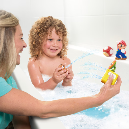 Super Mario Pack De Figuras Para El Baño Surtido