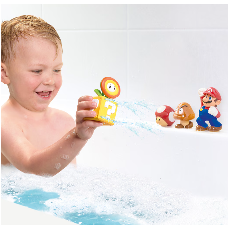 Super Mario Pack De Figuras Para El Baño Surtido