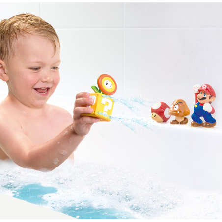 Super Mario Pack De Figuras Para El Baño Surtido