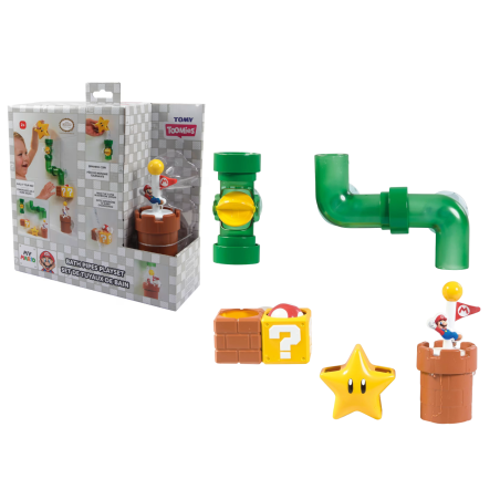 Super Mario Set De Tuberias Para El Baño De Bizak