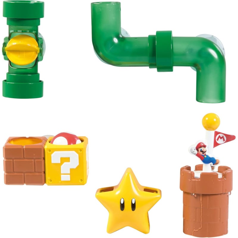 Super Mario Set De Tuberias Para El Baño