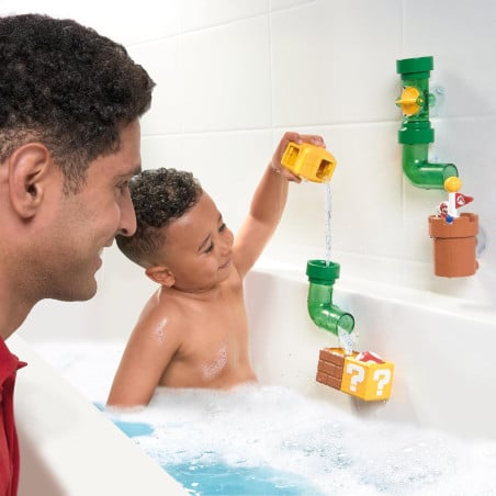 Super Mario Set De Tuberias Para El Baño