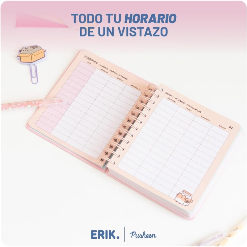 Agenda Escolar 26/27 Pusheen