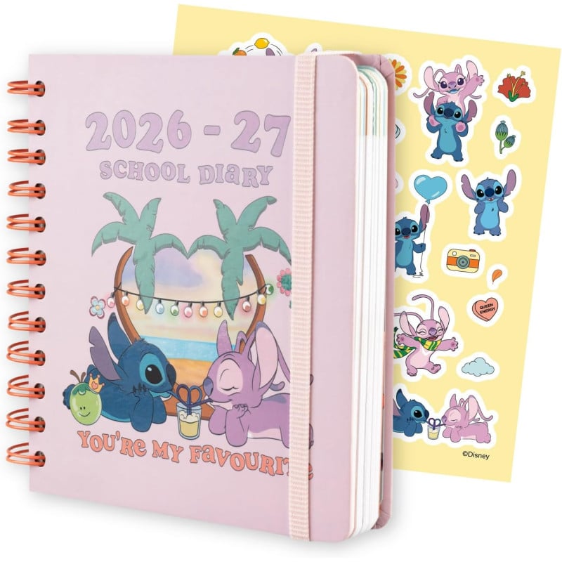 Agenda Escolar 26/27 Stitch Y Angel De Grupo Erik