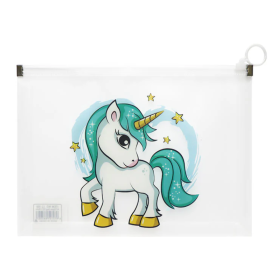 Portadocumentos Con Cremallera Unicornios Surtido De Papelería 2