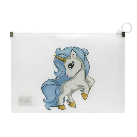 Portadocumentos Con Cremallera Unicornios Surtido