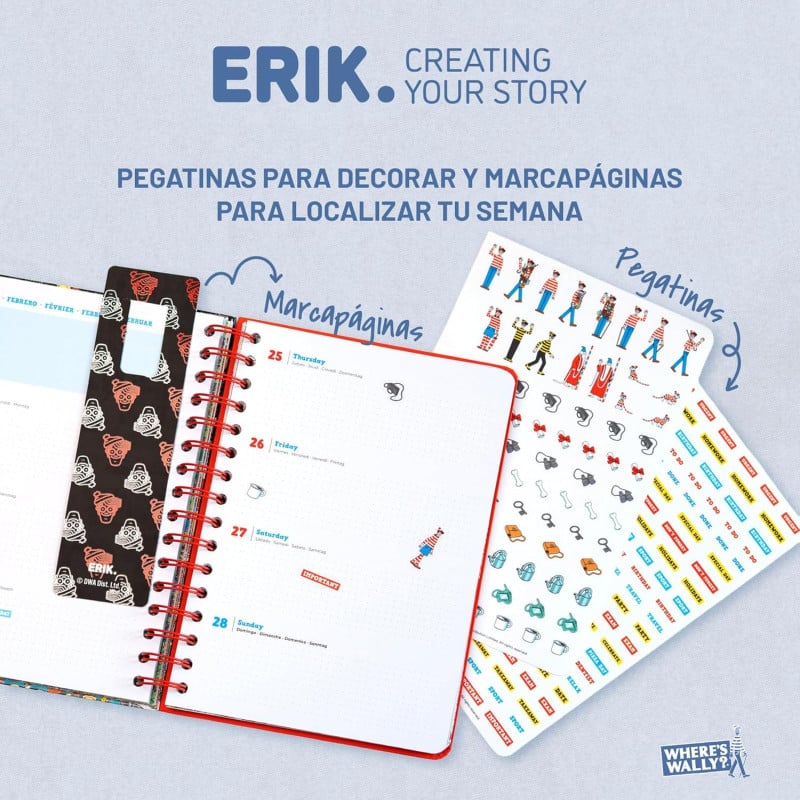 Agenda Escolar 26/27 Donde Está Wally?