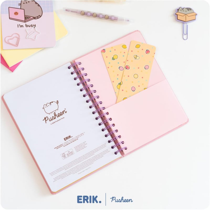 Agenda Escolar 26/27 Pusheen Fruits
