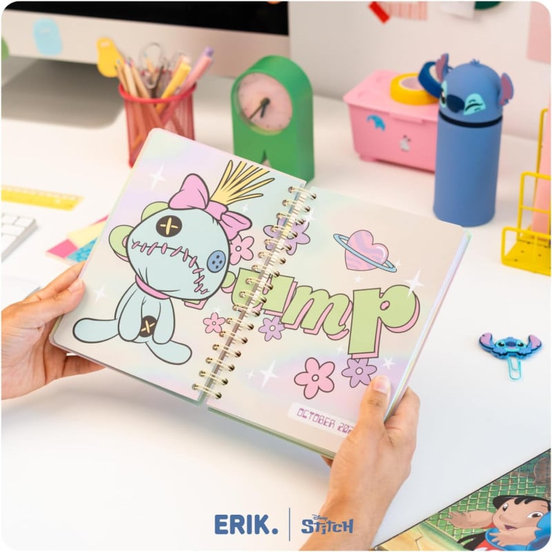 Agenda Escolar 26/27 Disney Stitch Y Angel