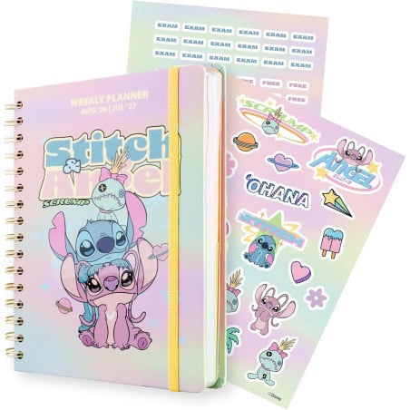 Agenda Escolar 26/27 Disney Stitch Y Angel